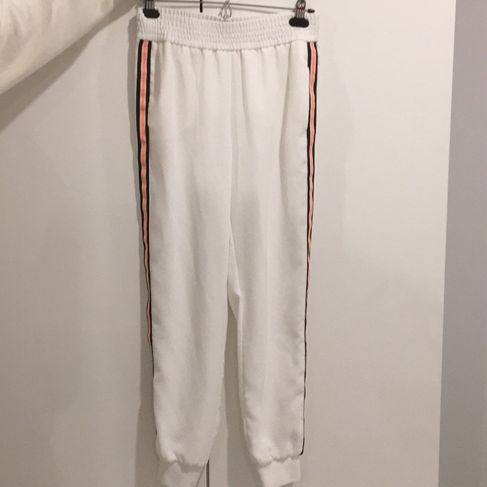 Zara White Joggings